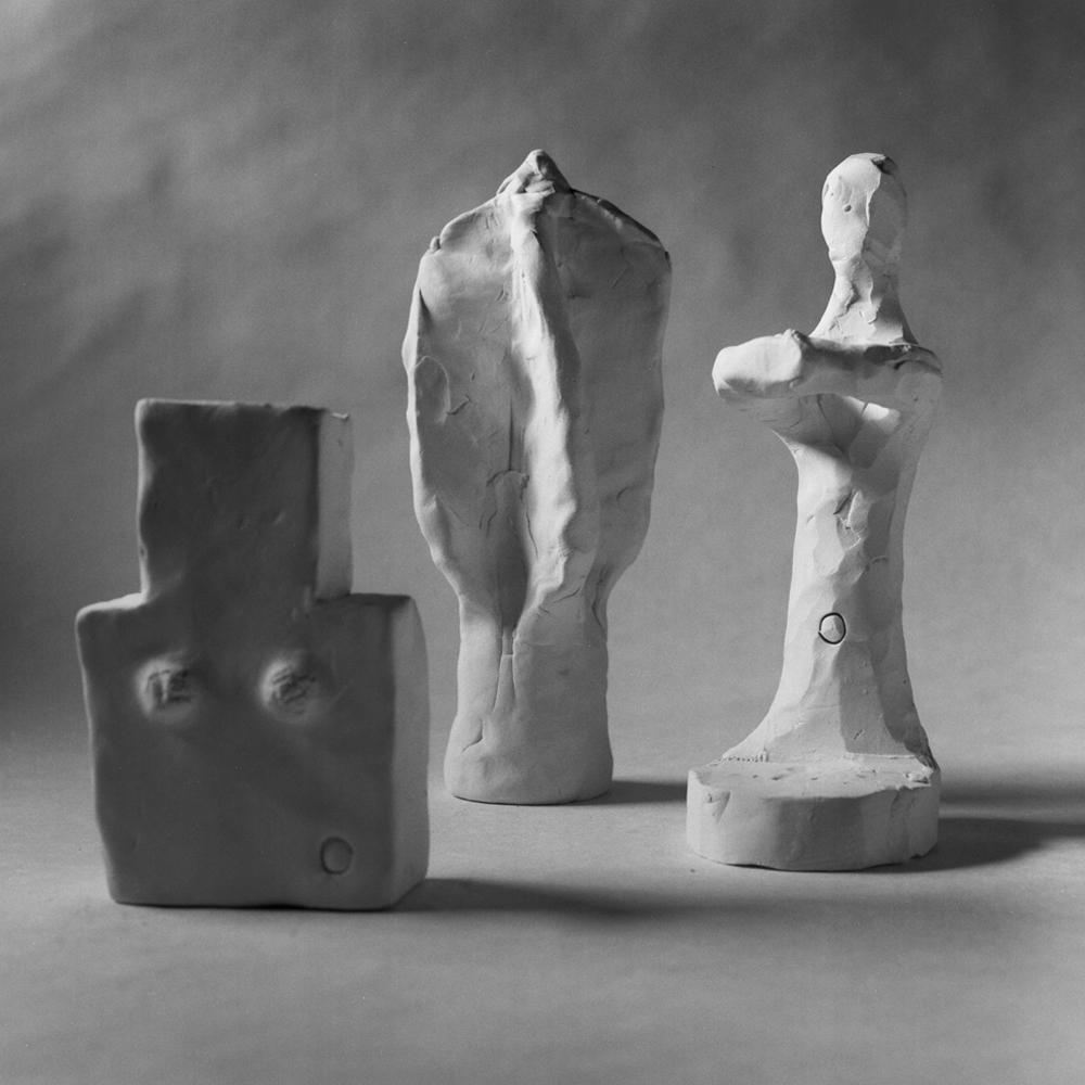 Porcelain carvings from the "Clay Pigeon" Series #2