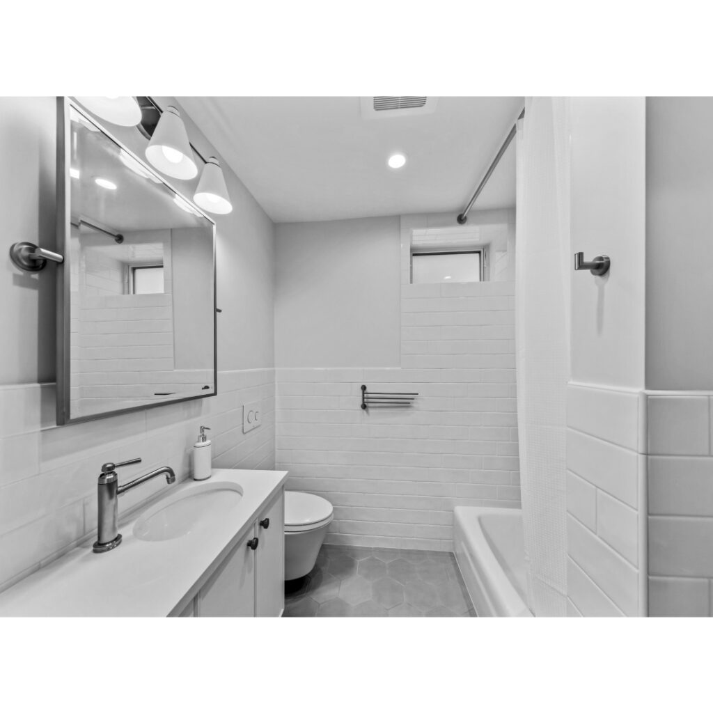 Basement bathroom in Tangletown